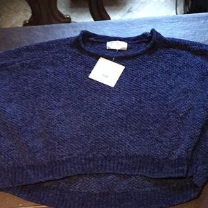 Women's blue sweater